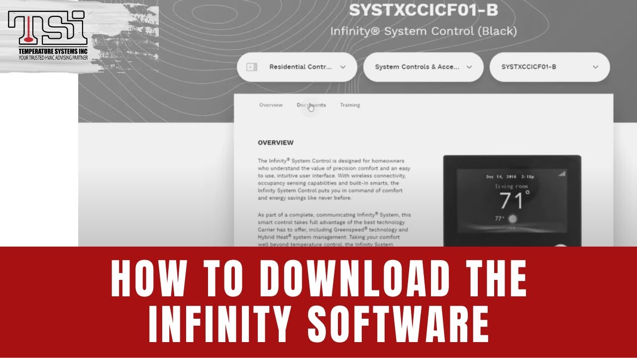How to Download the Infinity Software