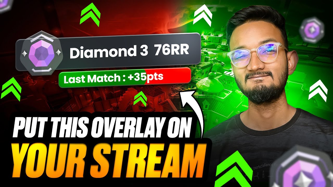 REAL TIME Valorant Rank Display on Stream!