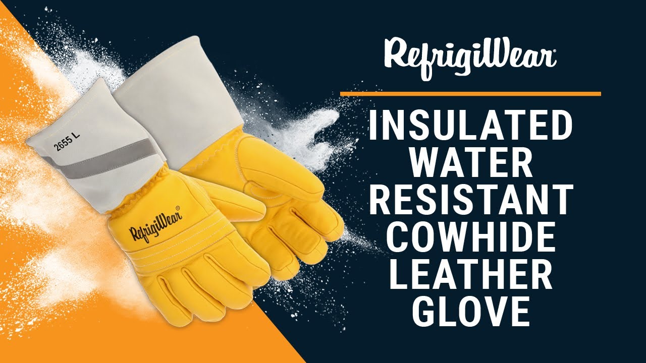 Insulated Water Resistant Cowhide Leather Glove