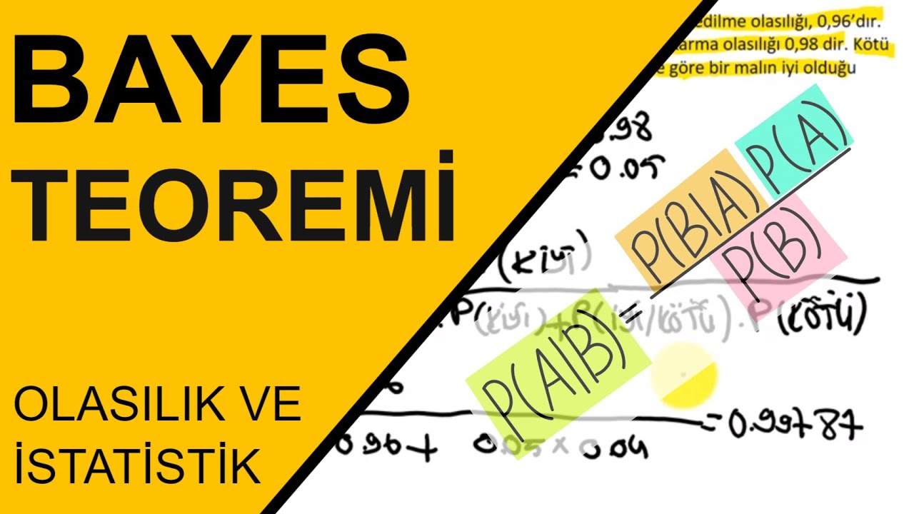Olasılık ve İstatistik Ders 7: Bayes Teoremi (Bayes' Theorem)