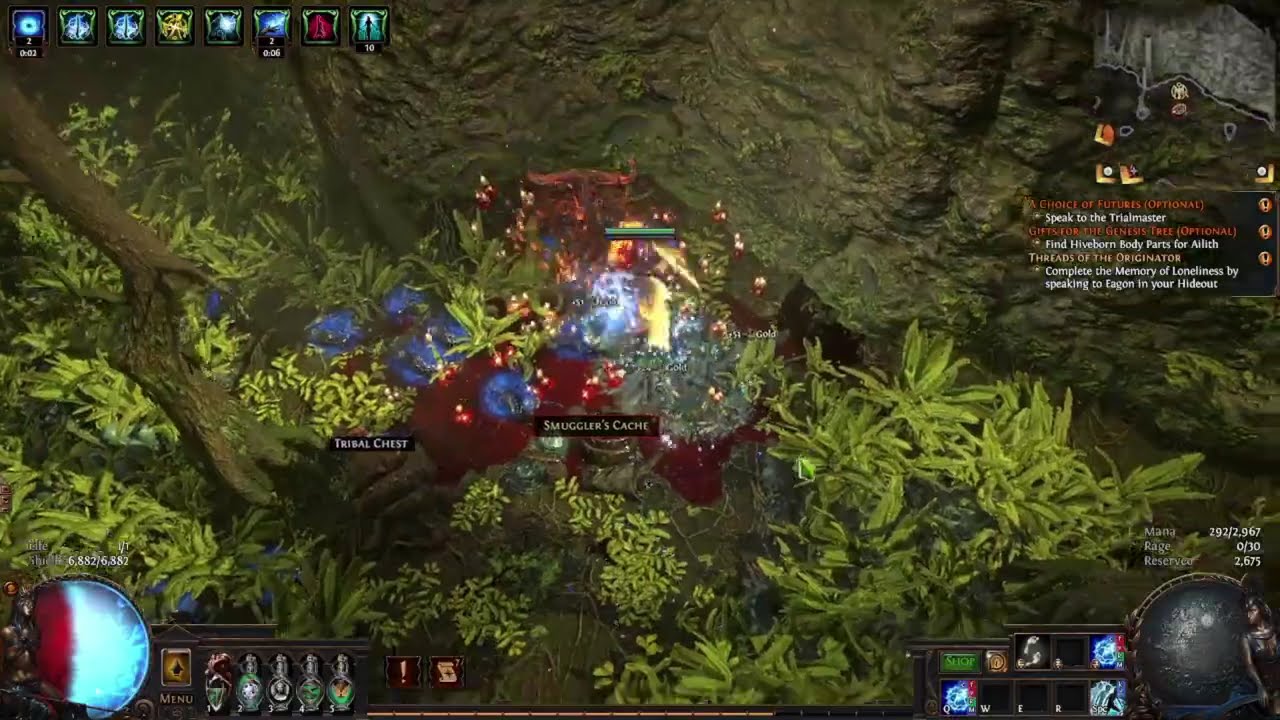 Kinetic Blast of Clustering Necromancer