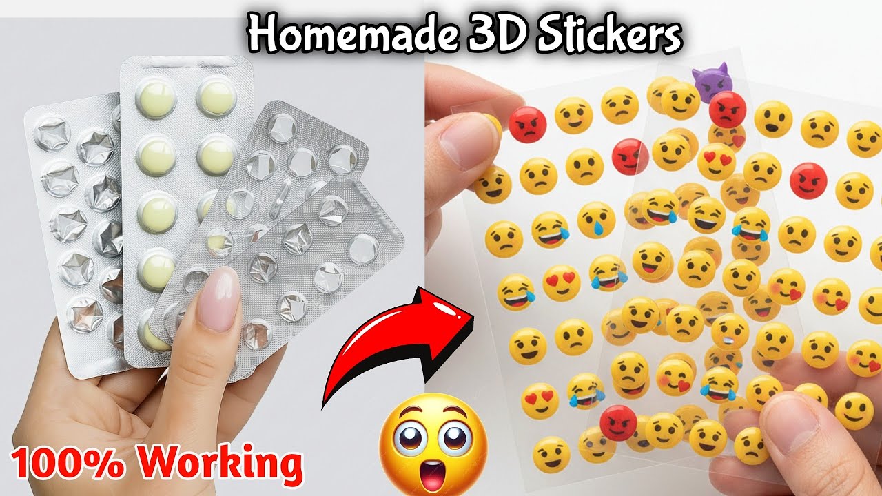 Как я сделал 3D-наклейки, которые выглядят ТАК РЕАЛЬНО! (Лайфхак для рукоделия)