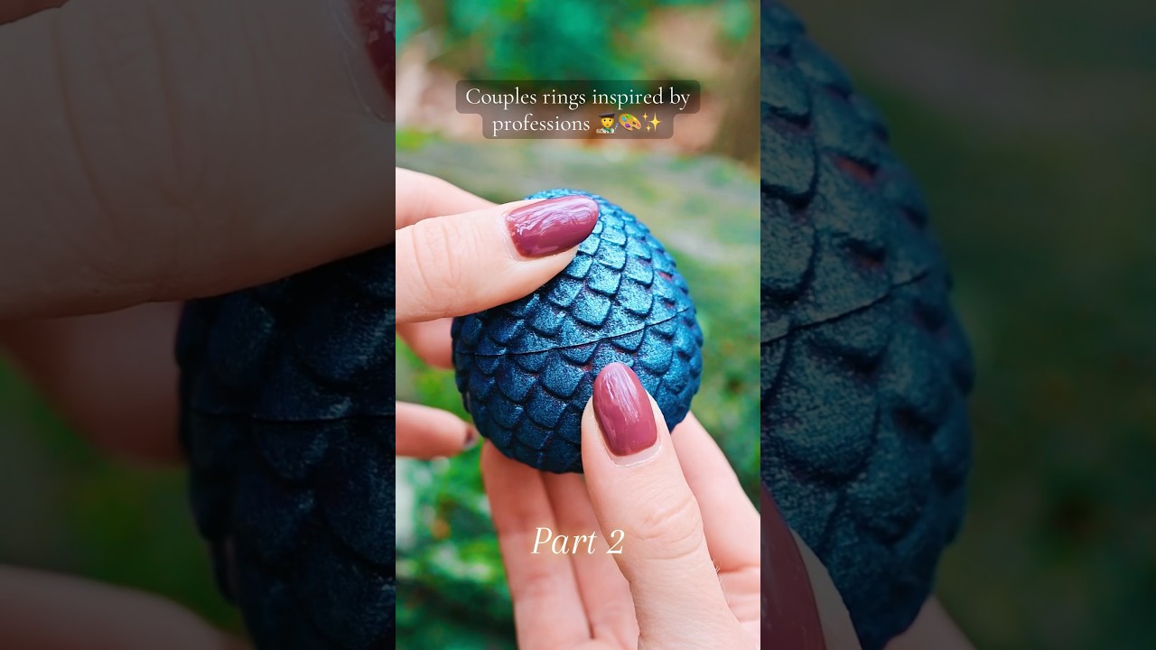 Couples rings based on professions! 🎨🎭 which one would you wear with your partner?🌿✨