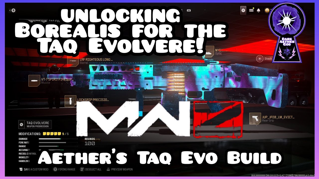 MWZ| Unlocking Borealis for the Taq Evolvere! (Aether's Build)