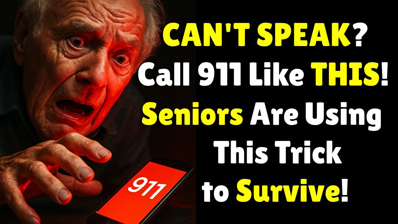 Seniors, Here's How to Call 911 When You Can&rsquo;t Speak &ndash; 3 Life Saving Tricks Every Senior Must Know!