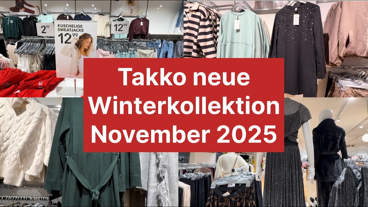 Новая зимняя коллекция Takko, ноябрь 2025 г.