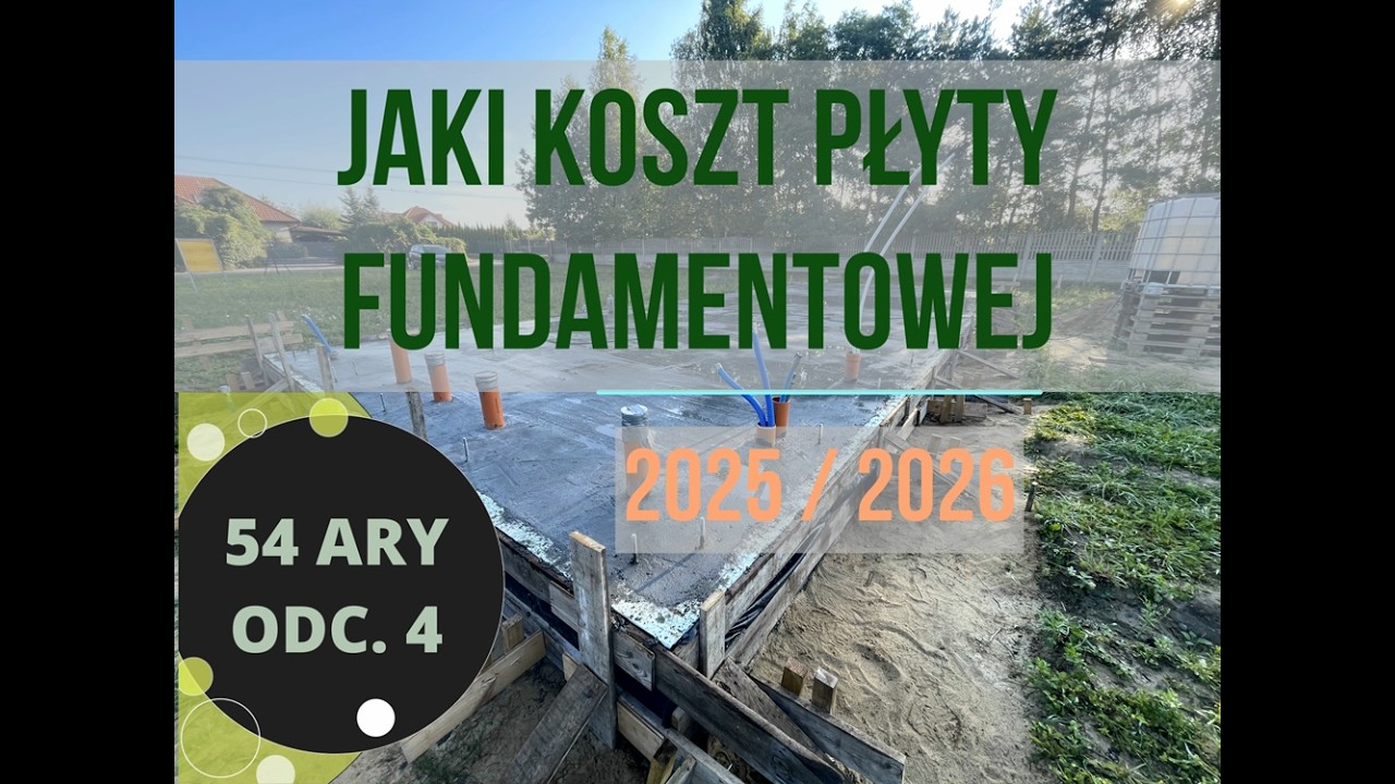 54 ARY ODC  4 Płyta fundamentowa oraz koszty