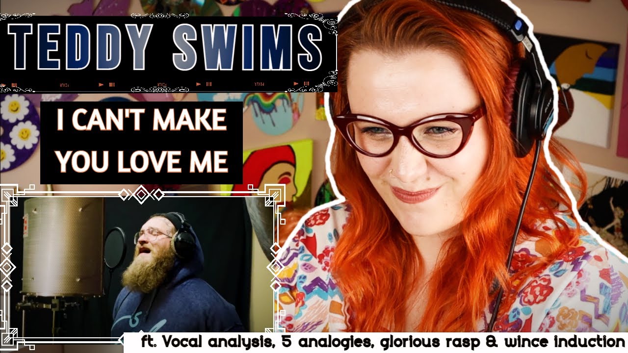 Первая реакция преподавателя вокала на песню TEDDY SWIMS «I Can't Make You Love Me» (анализ вокала)