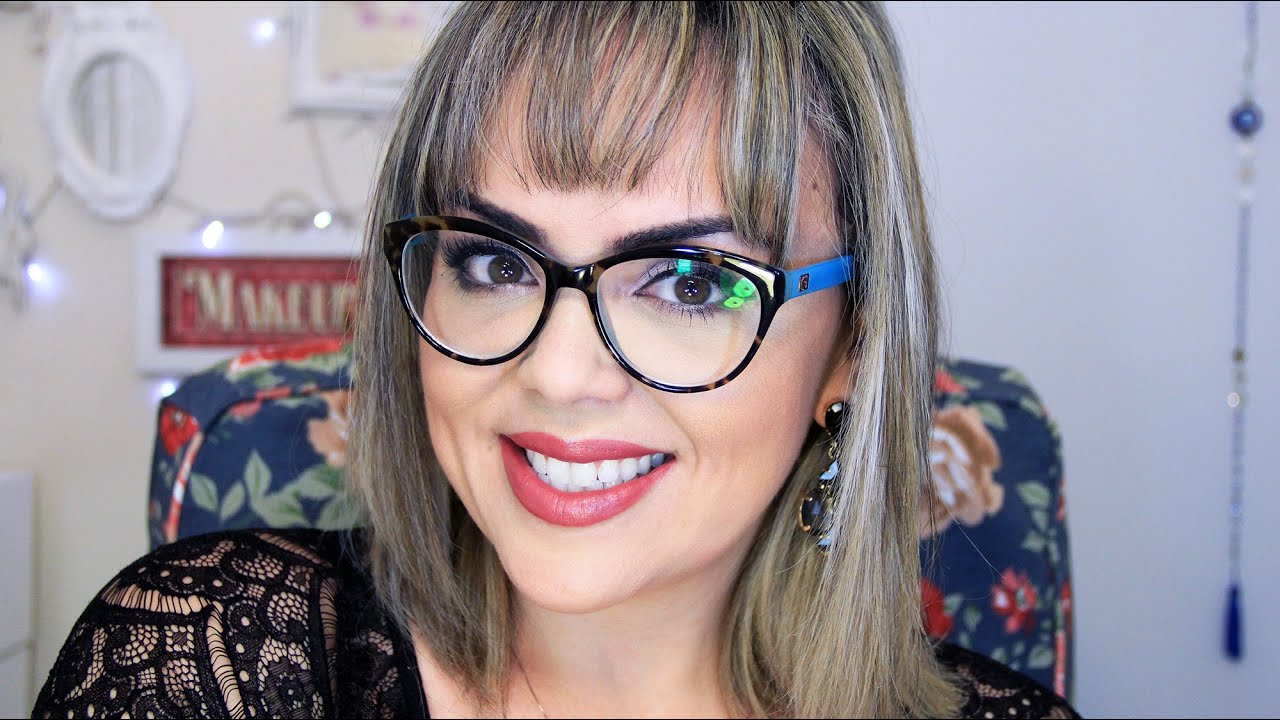 Maquiagem para quem usa ÓCULOS - Andreza