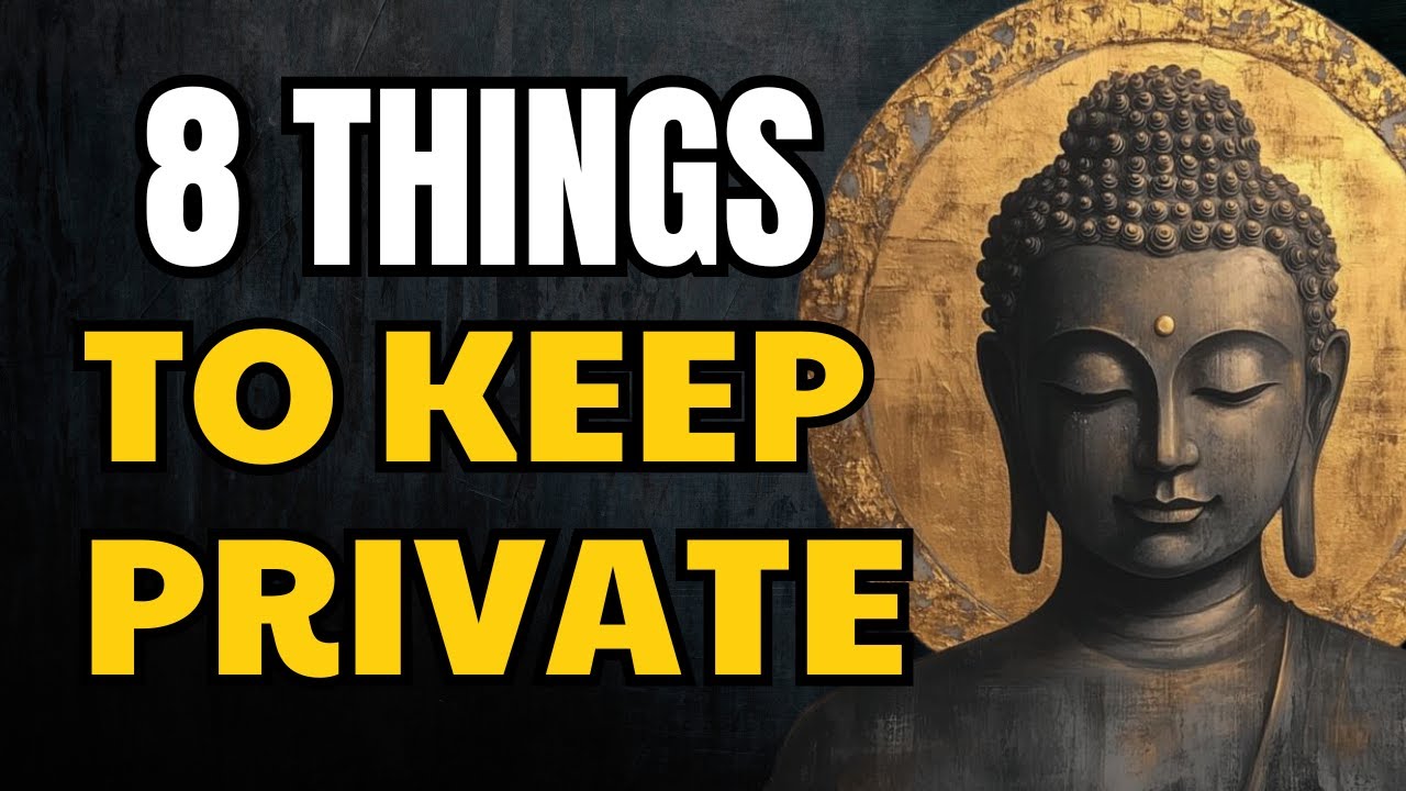 8 Things You Should Never Tell Anyone | Protect Your Peace | Buddhism