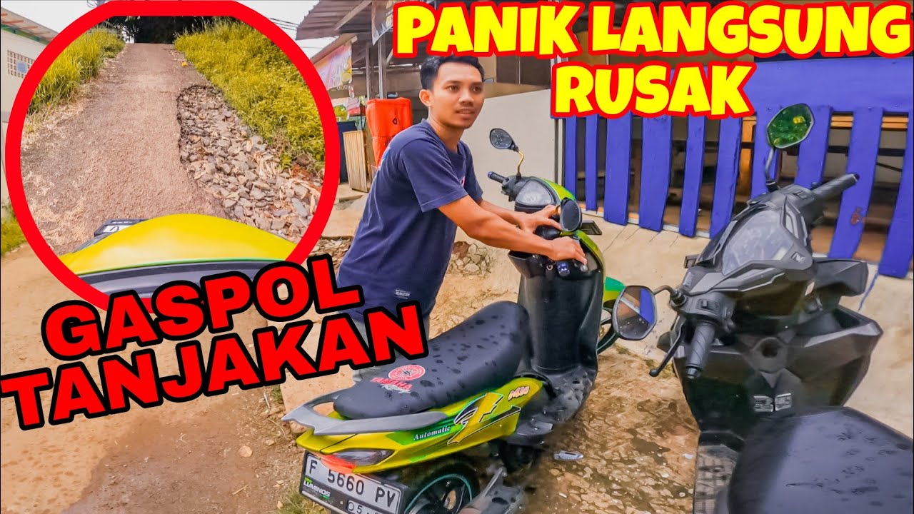 ANJER BARU BELI MIO DI BETOT TANJAKAN,MESINNYA JEBOL KOCAK!!! #asmrider 