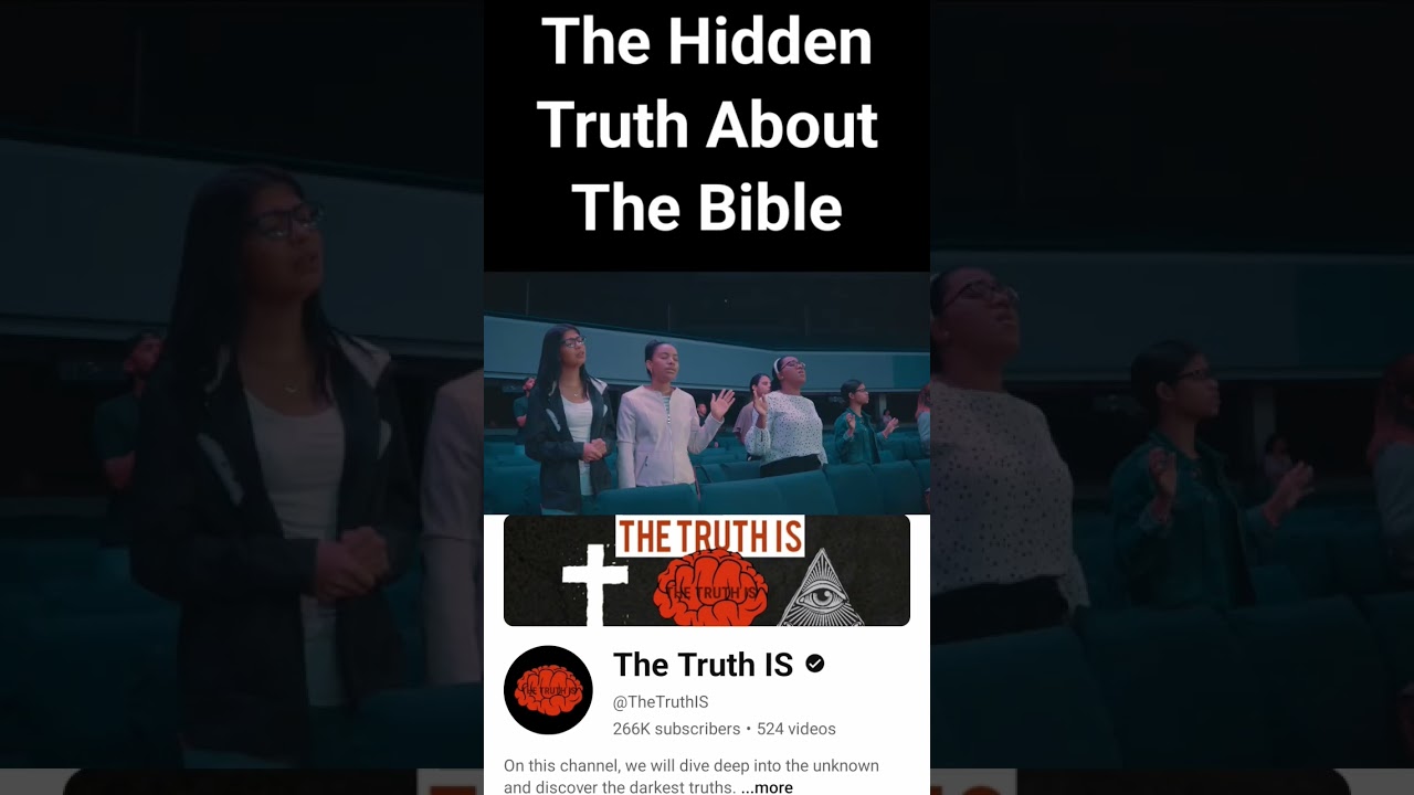 The Hidden Truth about the Bible They don't want you to know. #bible