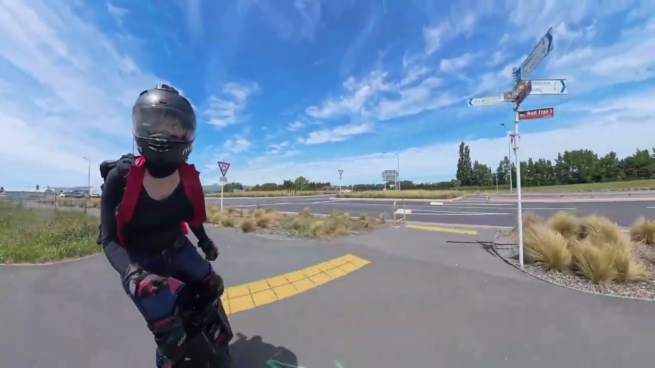 EUC riding: Little river link bicycle trail