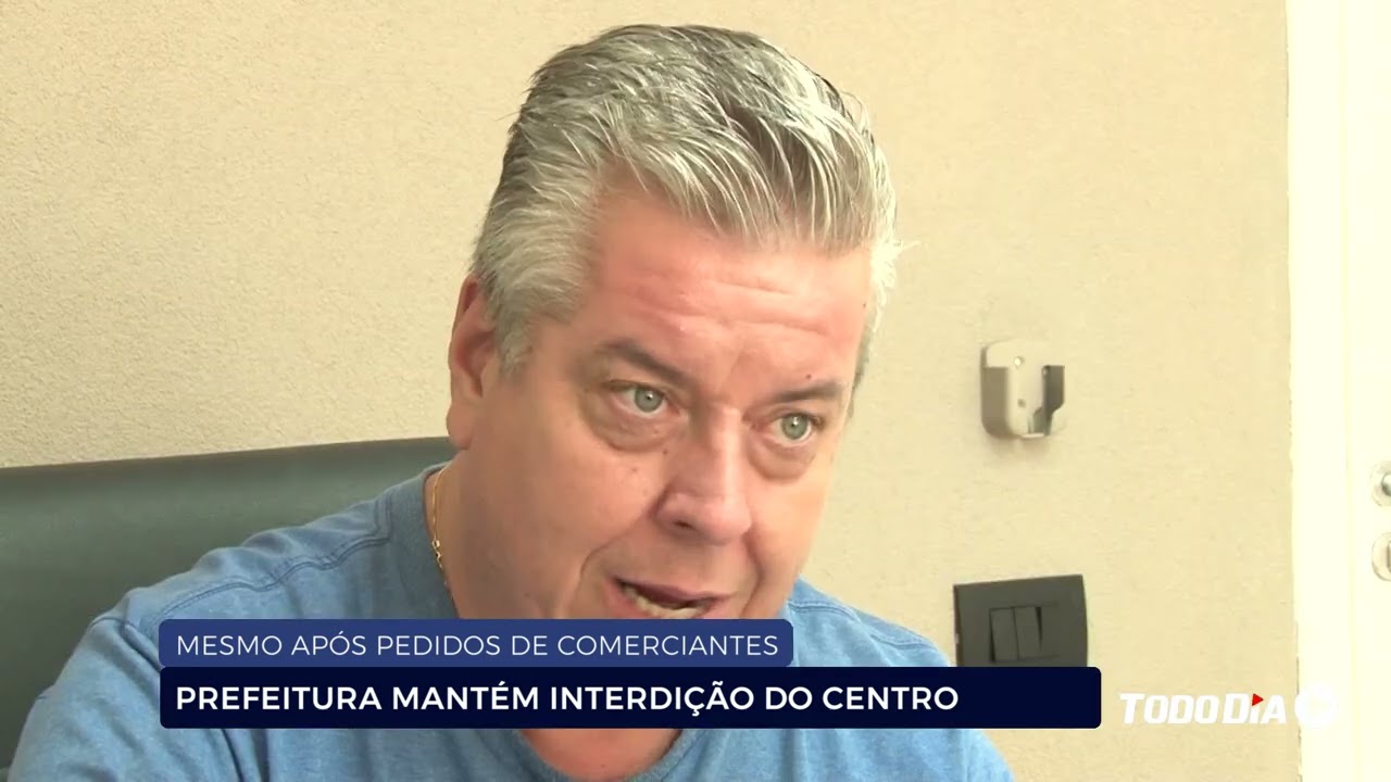 MESMO APÓS PEDIDOS DE COMERCIANTES: PREFEITURA MANTÉM INTERDIÇÃO DO CENTRO