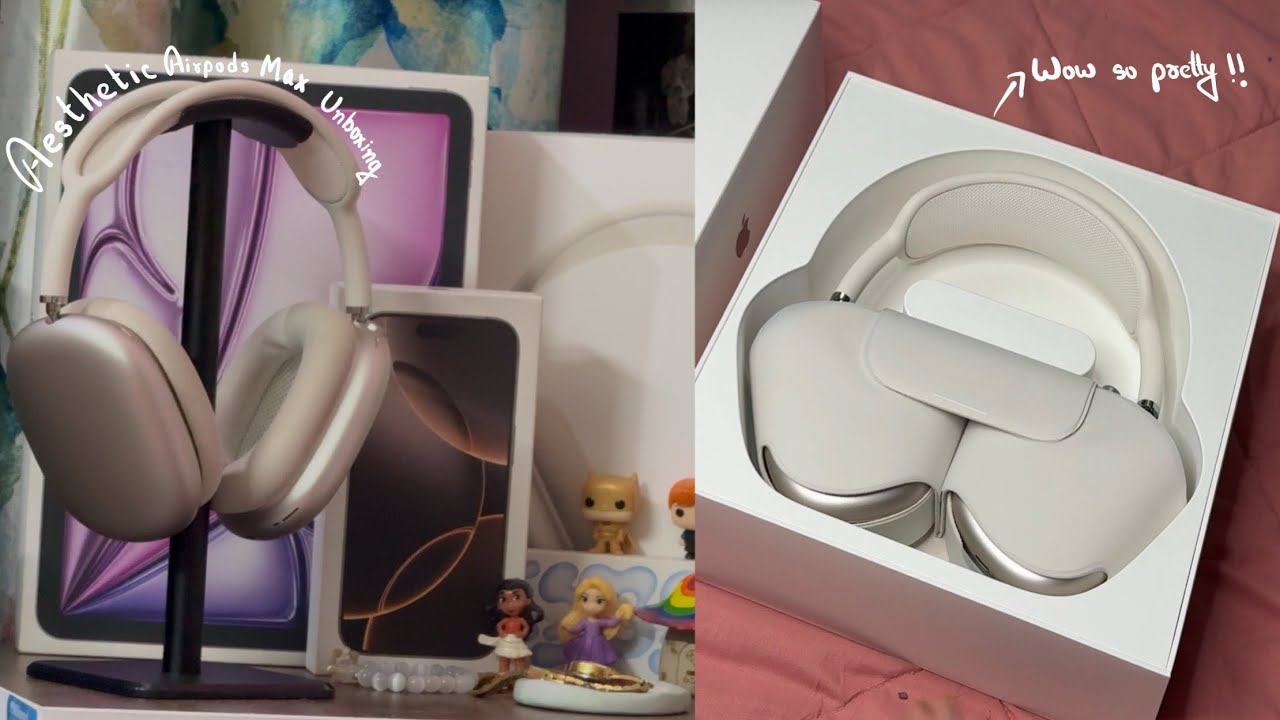 Aesthetic AirPod Max unboxing!
