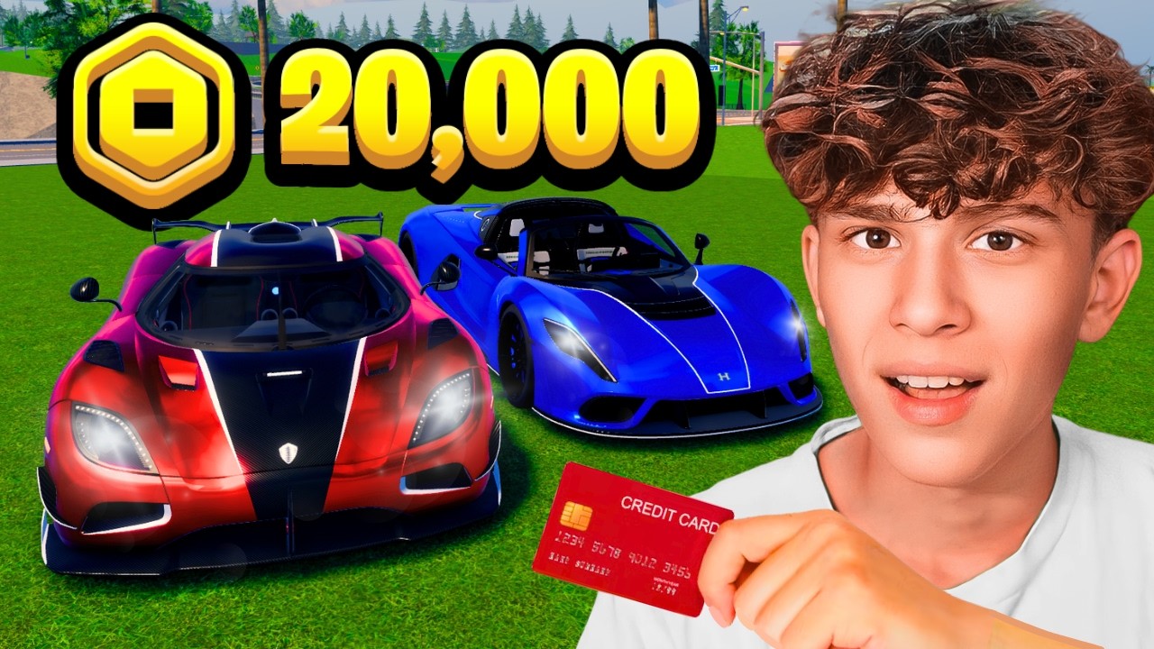 Получите автомобили стоимостью 20 000 ROBUX в Driving Empire!