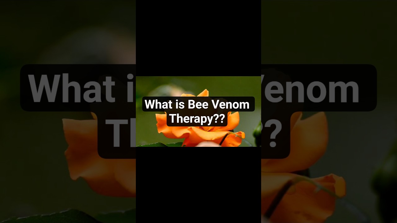 What is Bee Venom Therapy??? #bee #beevenom #science #stem