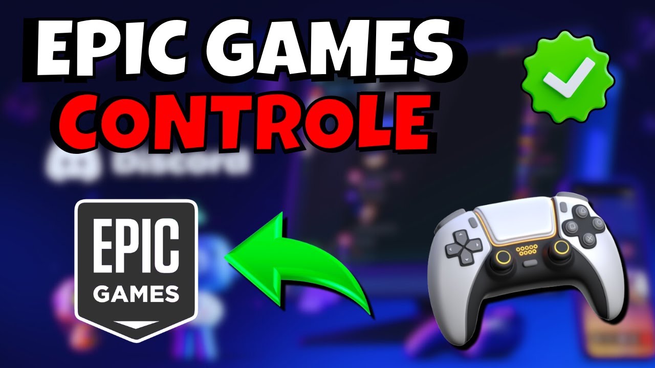 COMO JOGAR JOGOS da EPIC GAMES com CONTROLE GAMEPAD (ATIVAR CONTROLE) 🎮✅