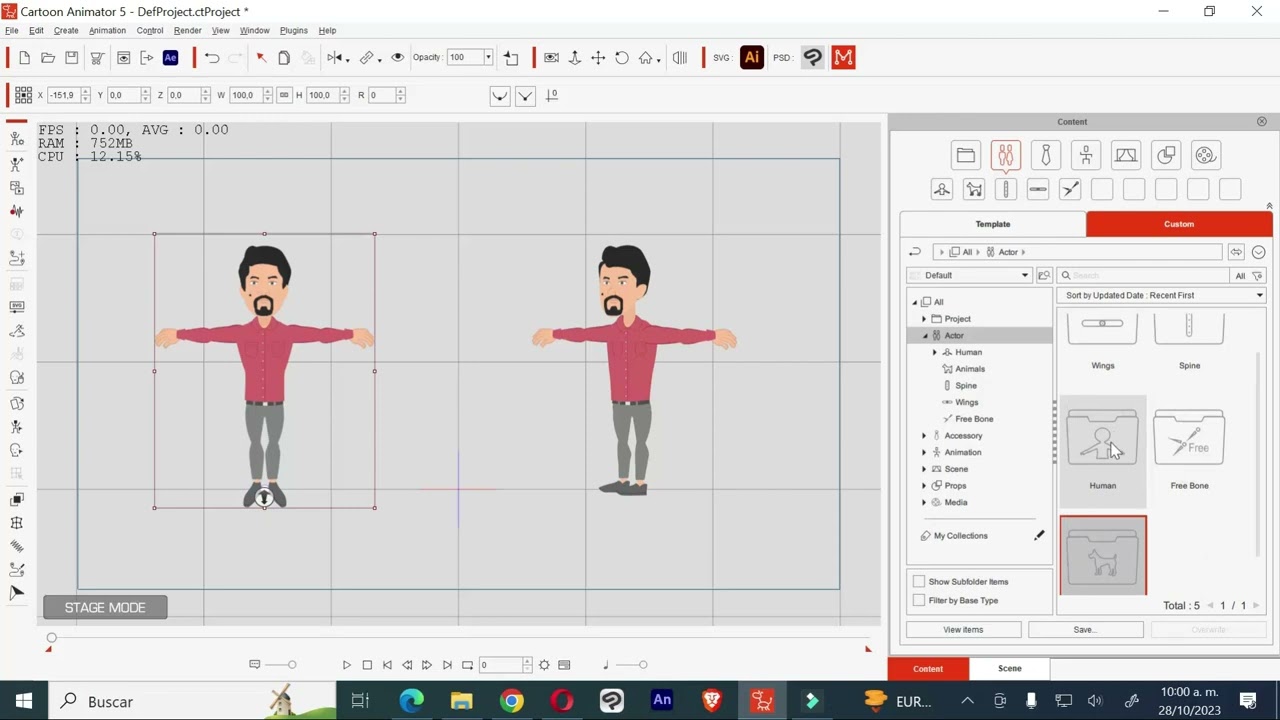 How to upload a custom character it to CA5