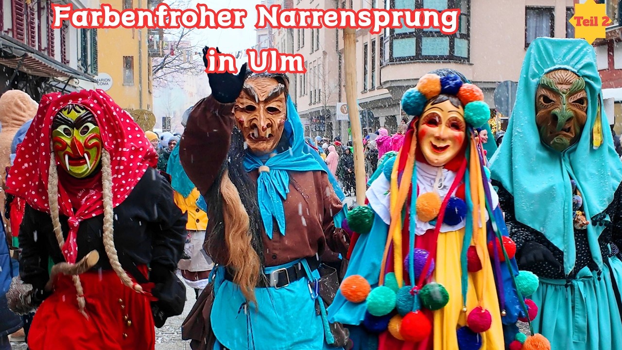 ❄️Großer Narrensprung Ulm 2026（Teil 2）｜Fasnet Umzug & Guggenmusik 