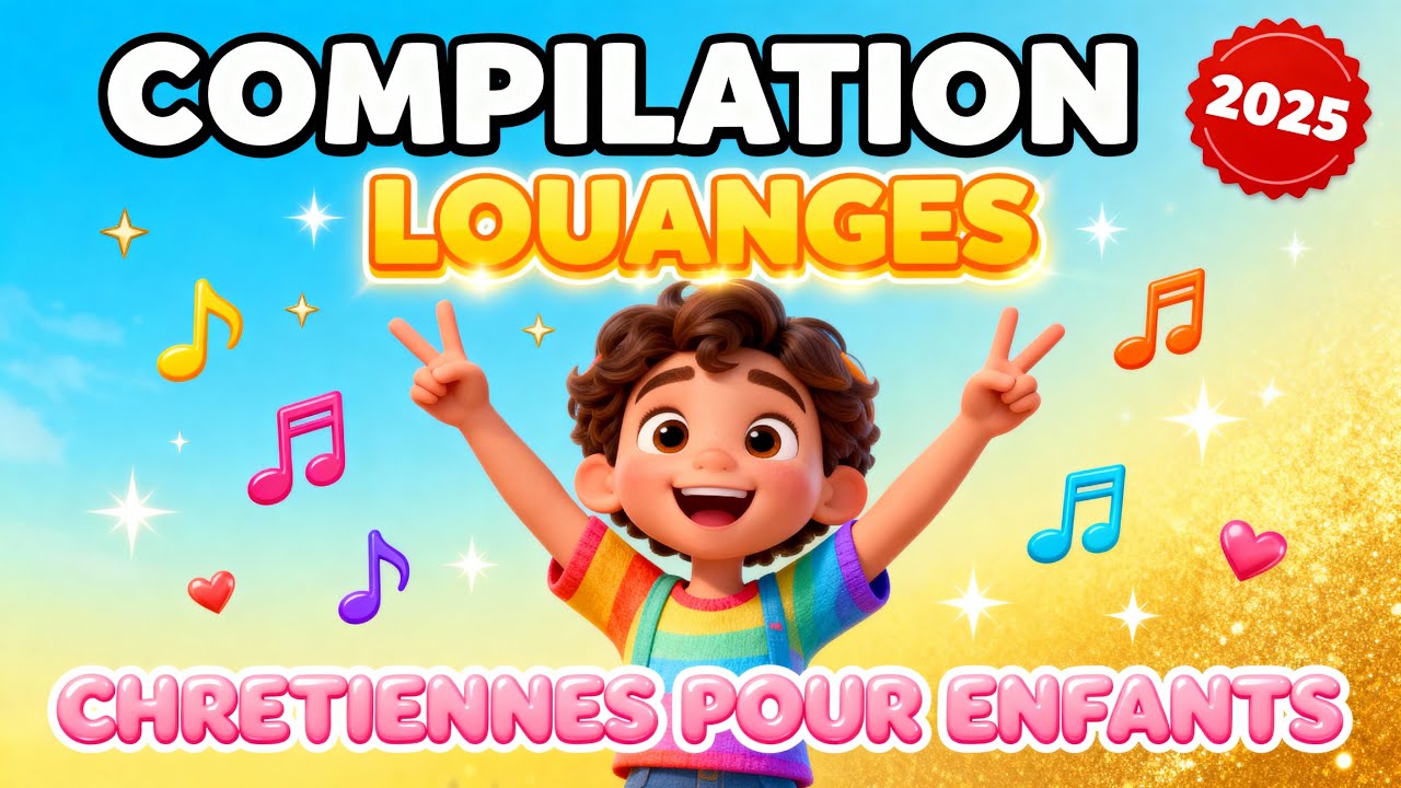 COMPILATION Louanges Chrétiennes Pour Enfants 2025