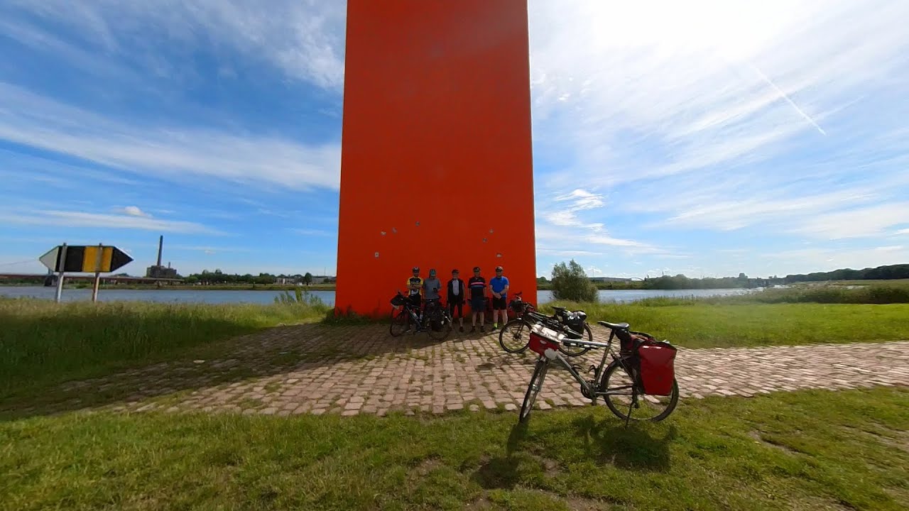 Fahrradtour mit Freunden nach Mülheim an der Ruhr und zurück