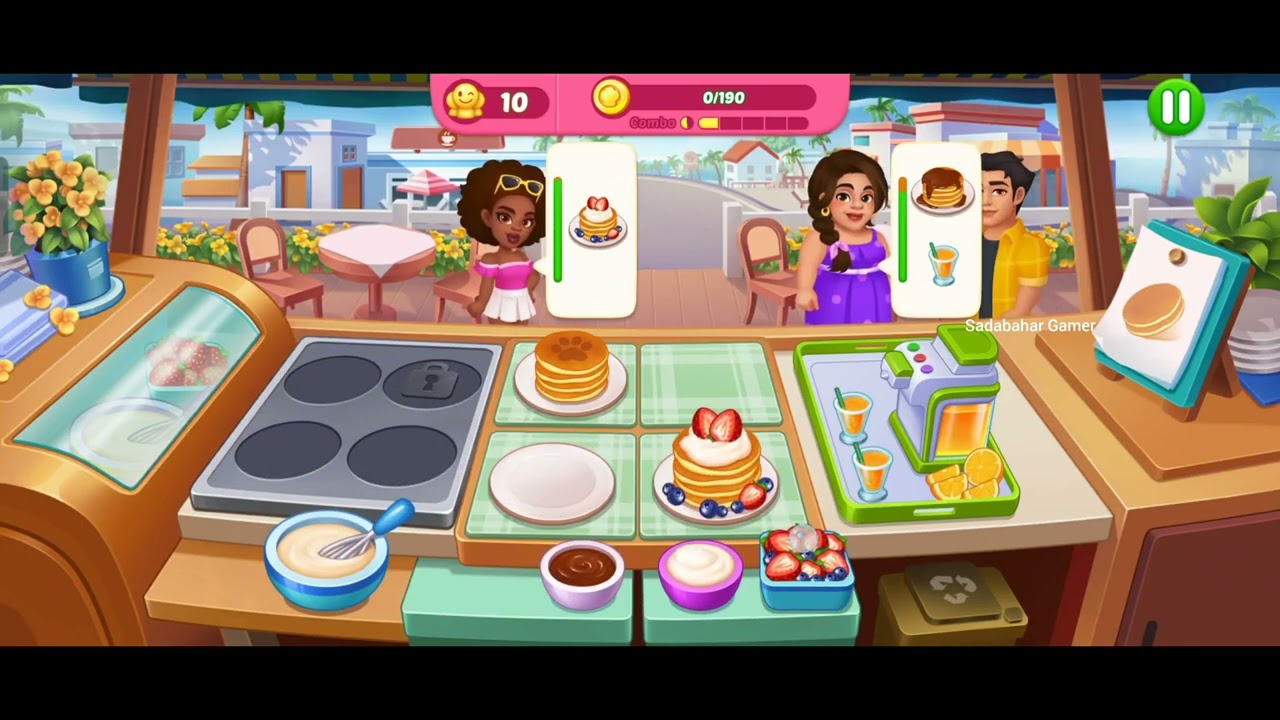 Cooking Diner - Gameplay Walkthrough Part 1 - Level 1 to 10 | Sadabahar Gamer