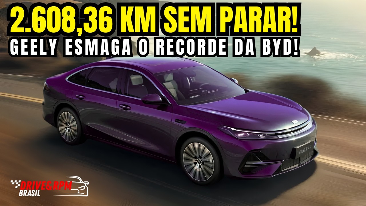 Geely Crushes BYD: The Absurd 2,608.36 km Non-Stop World Record!