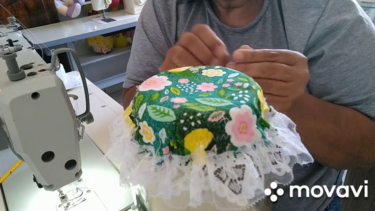 BONECA NO POTE _O POTE MAIS LINDO E FÁCIL QUE JÁ FIZ - APRENDA A FAZER.