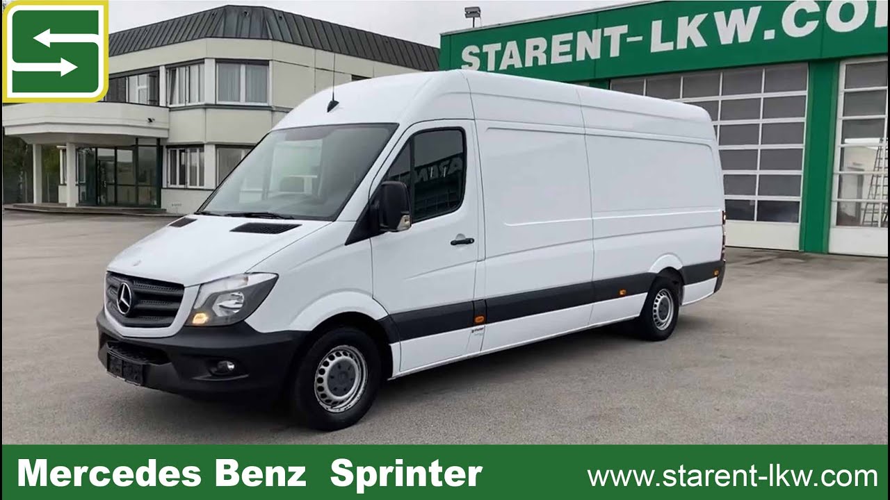verkauft - MB Sprinter 313 CDI, 3,5 t, Innenverkleidung, Klimaanlage, VAN22018, www.starent-lkw.com