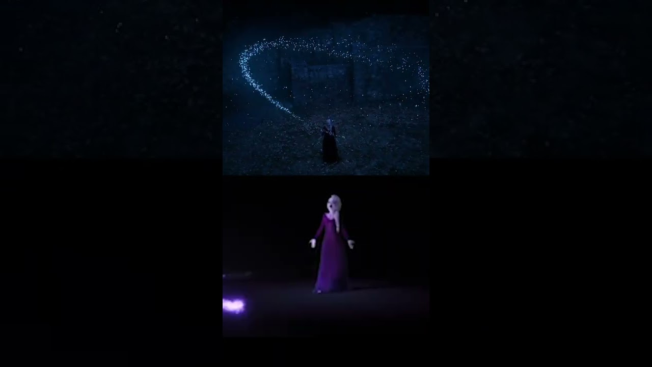 Elsa's magic comparison #shorts