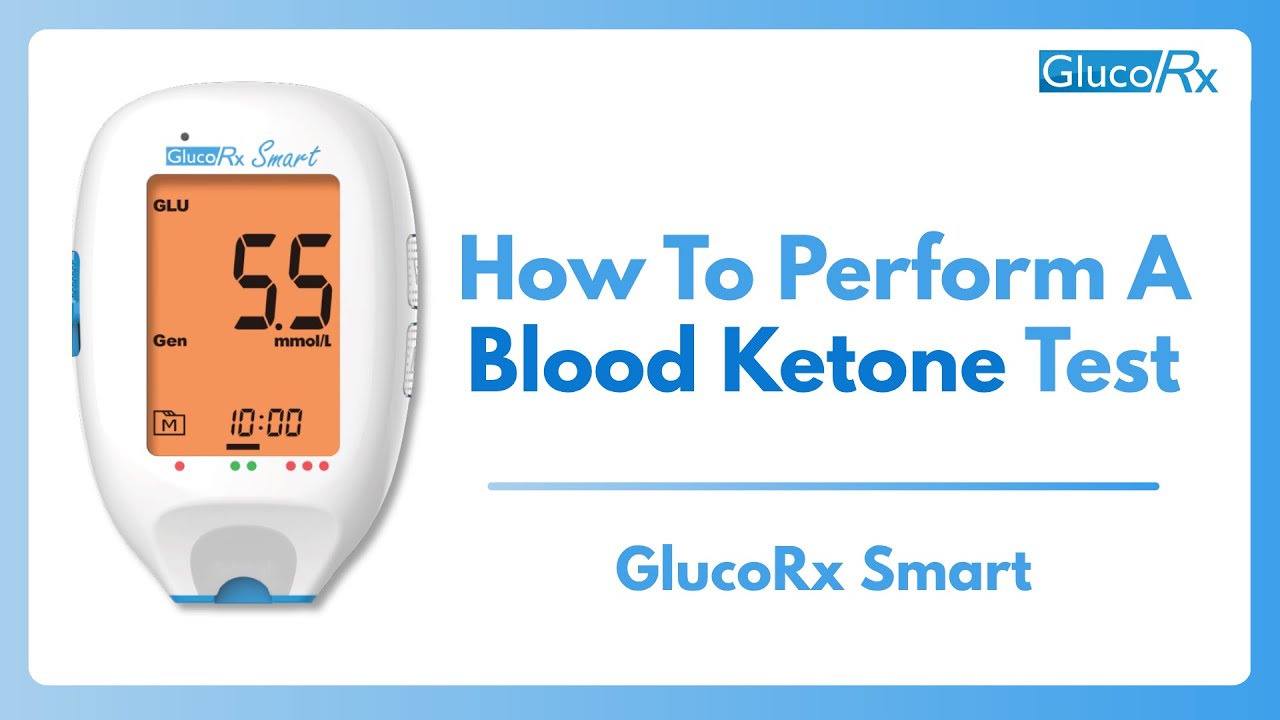 How to perform a Ketone Test on a GlucoRx Smart Meter