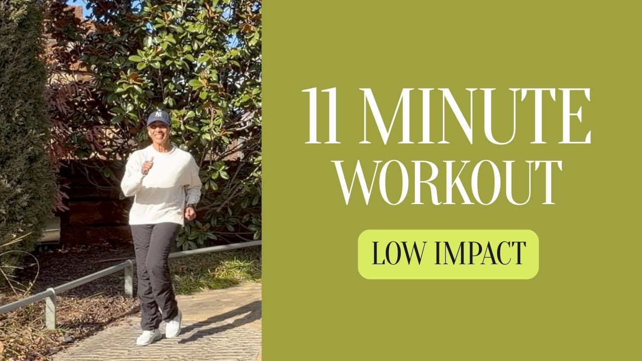 11 Minute Low Impact Outdoor Workout | No Equipment • Full Body