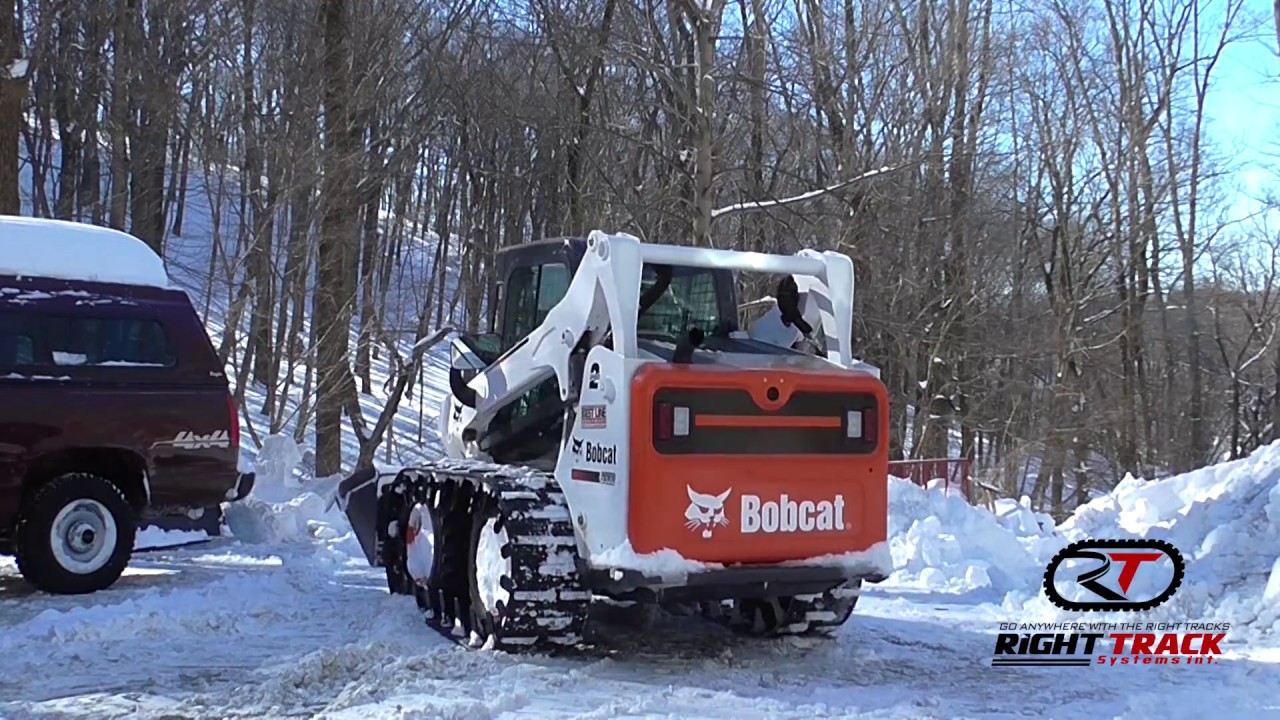 Right Tracks Skid Steer Tracks for Snow Removal | Right Track Systems Int