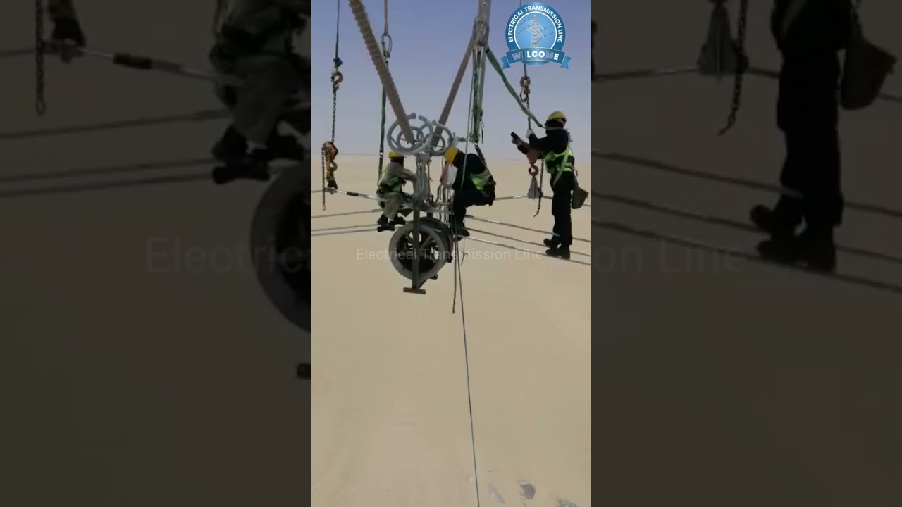 Transmission Line Stringing Work 380.kV