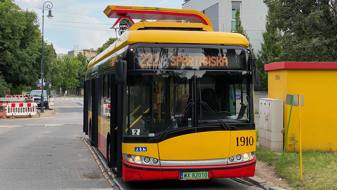 Solaris Urbino 12 III electric #1910 (MZA Warszawa) [🚍222]