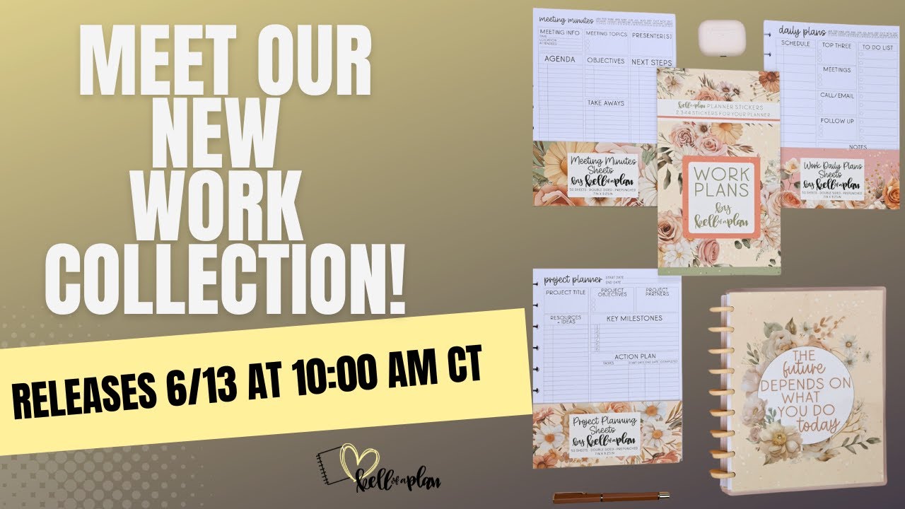 Meet our new WORK COLLECTION- RELEASES 6/13