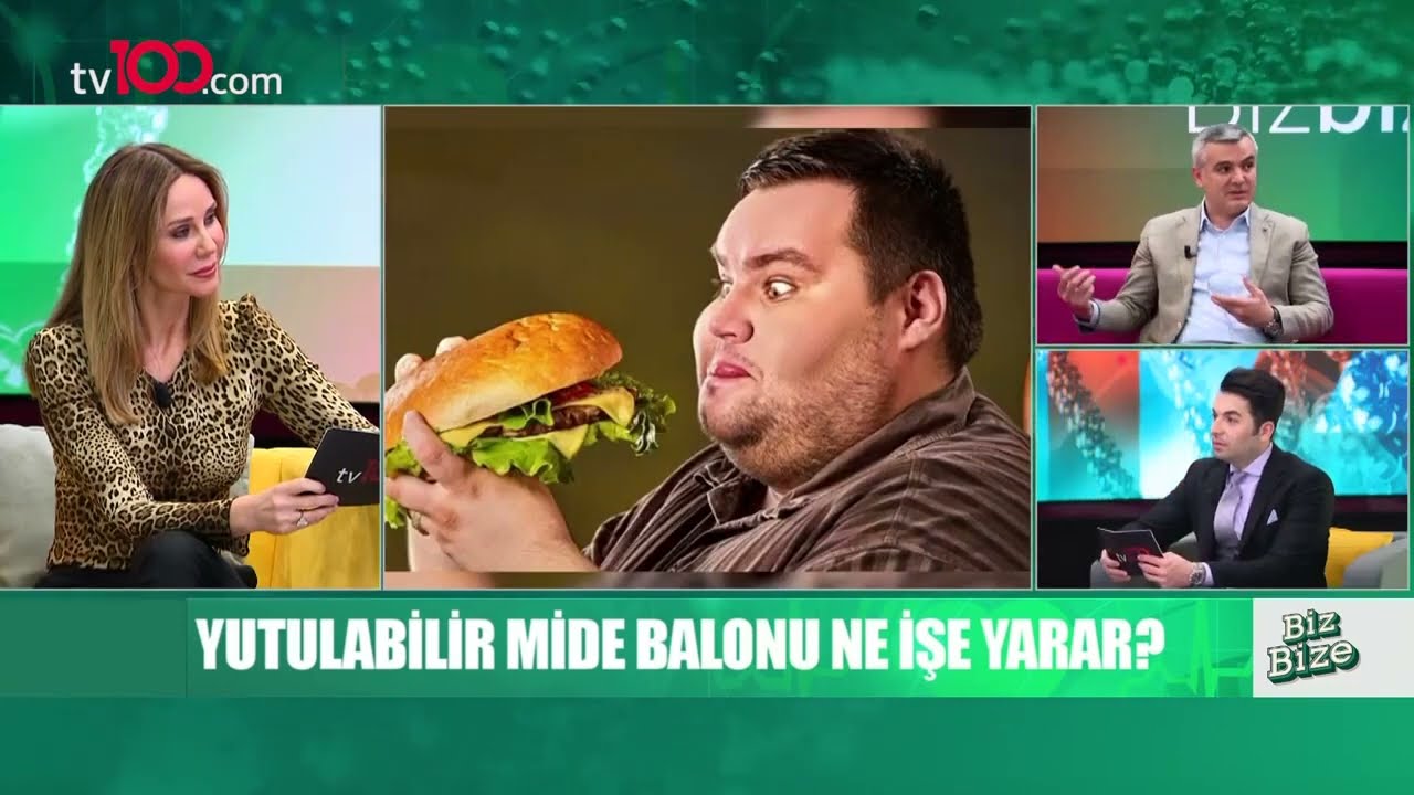 Op. Dr. Erkam TÜLÜBAŞ - TV100 BİZ BİZE Programı - Yutulabilir Mide Balonu - 13 Mart 2022