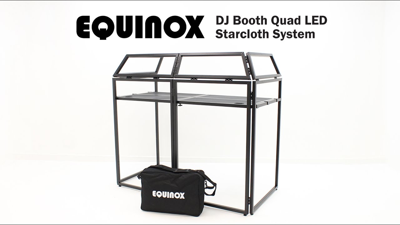 Equinox DJ Booth Quad LED Starcloth System
