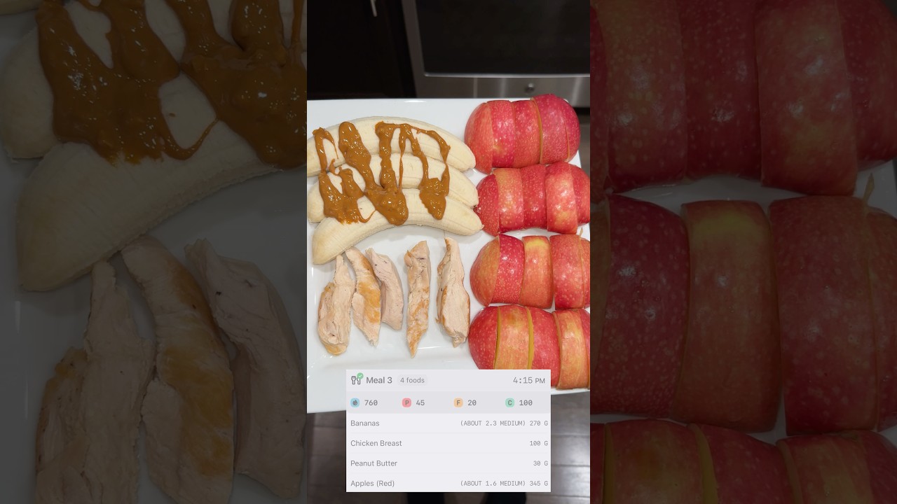 ПОЛНЫЙ ДЕНЬ ПИТАНИЯ ДЛЯ СПОРТСМЕНА-ГИБРИДИСТА 🍎🍌🥜