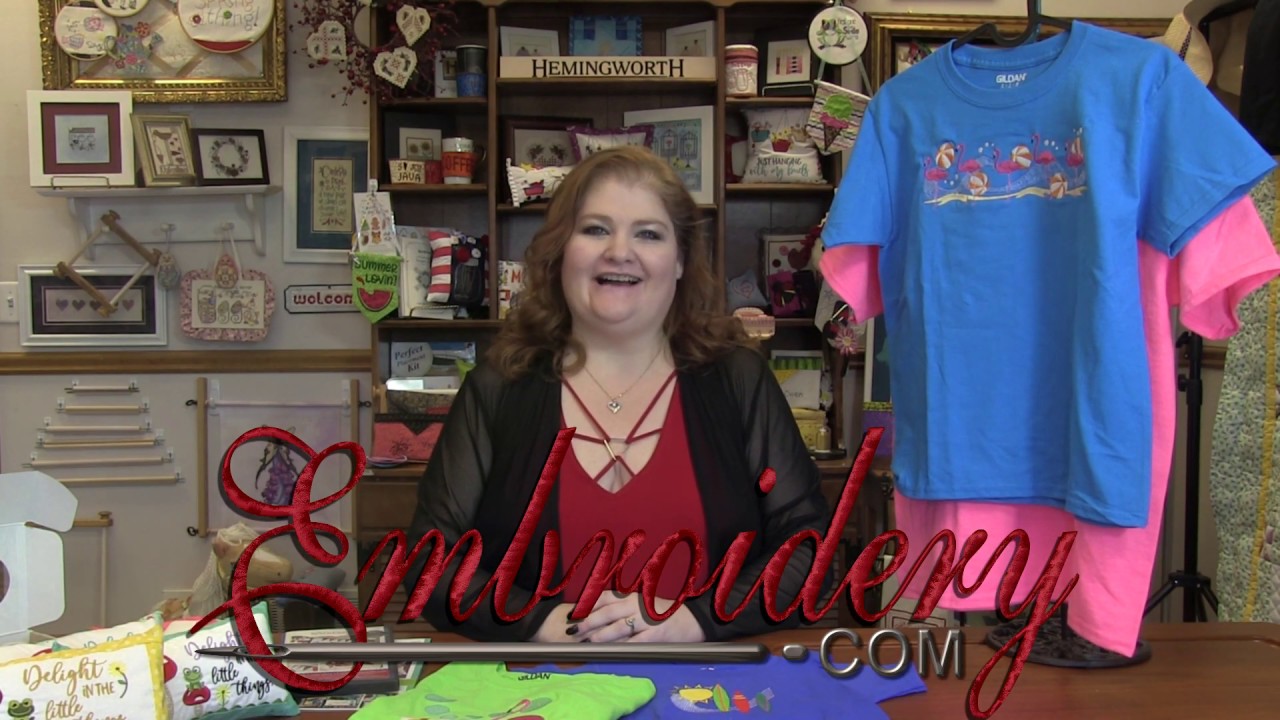 Embroidery.com's Machine Embroidery Demo Video July 24th 2019