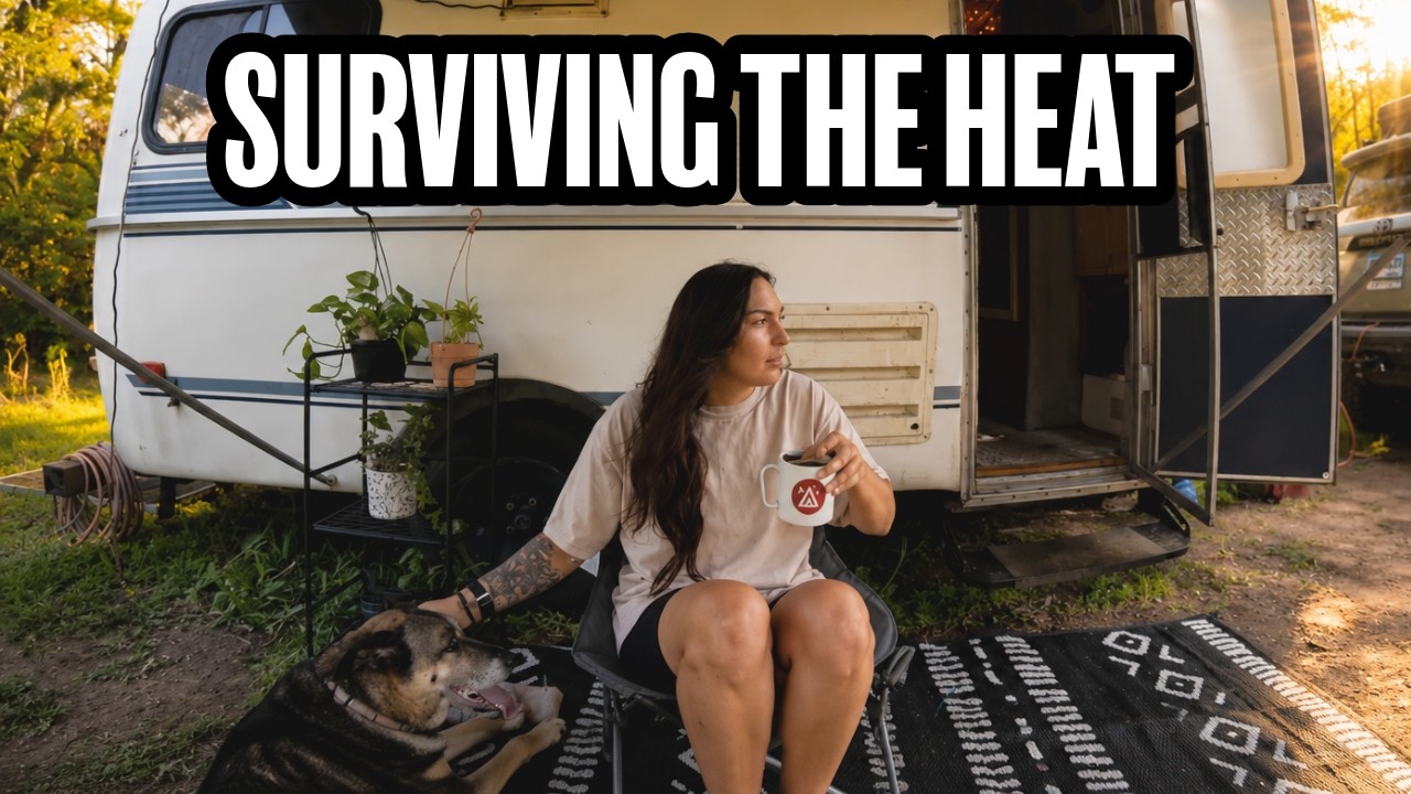 Surviving the Black Hills Heat in a 1995 Casita Camper | Making Minor Repairs to the Casita