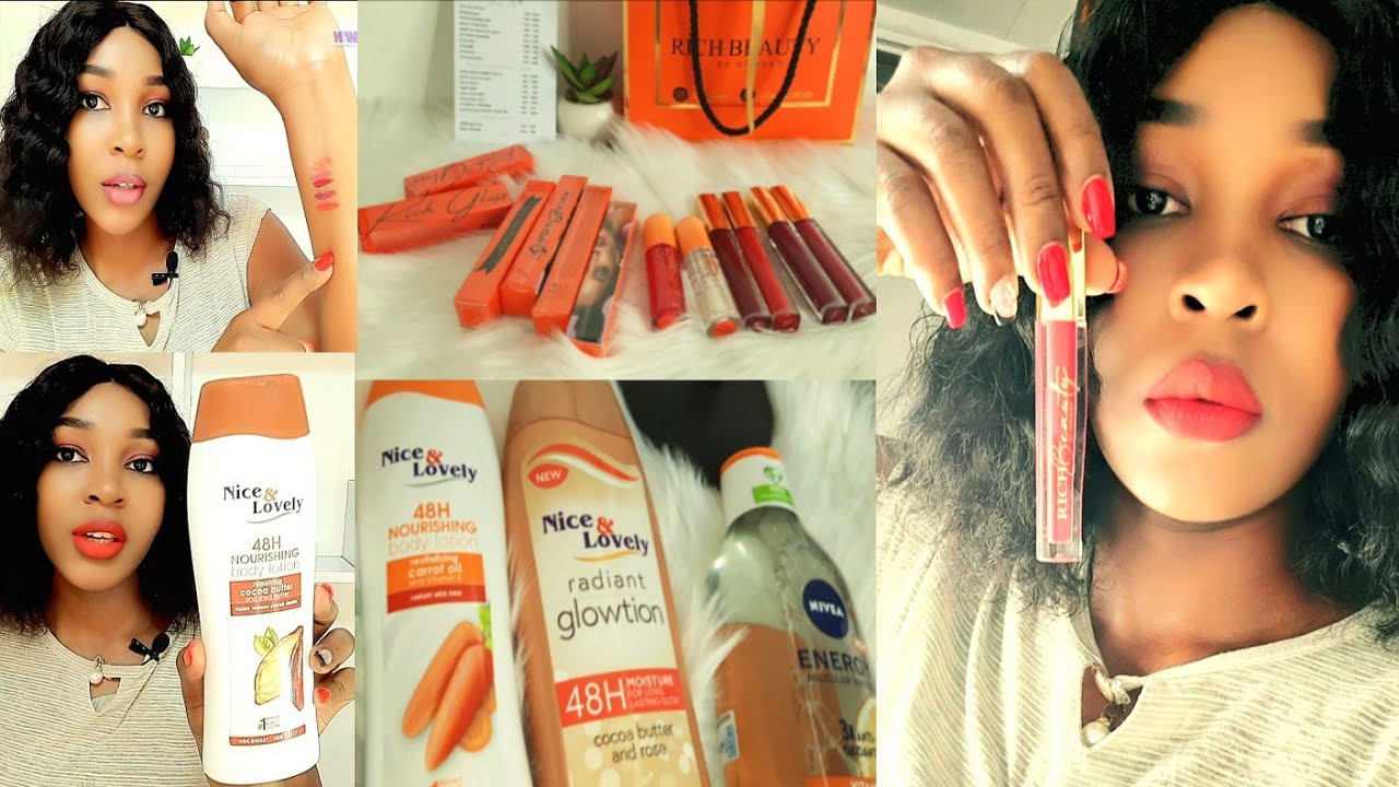 Nice & lovely lotion review| New skincare, Lipsticks shoppinghaul| lunch dates