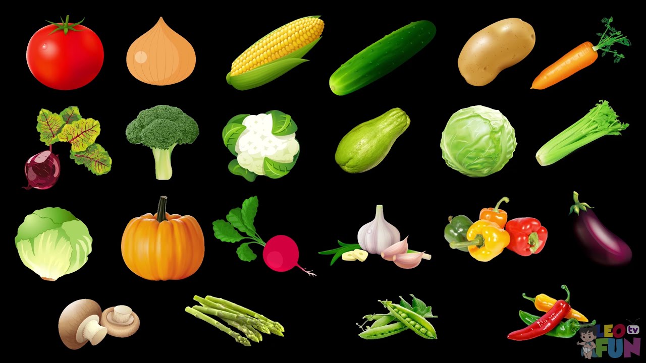 Las verduras para niños - LEOFUNTV | Videos educativos