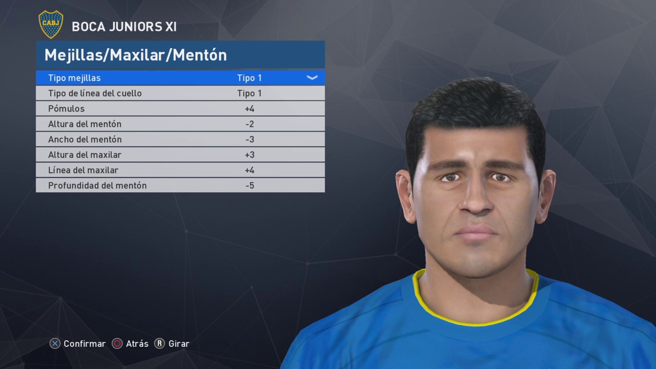 JUAN ROMÁN RIQUELME PES 2017 FACE EDIT