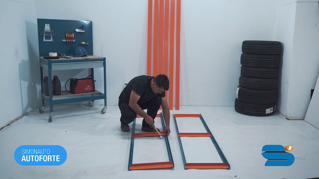 Vídeo de montaje de la estantería metálica sin tornillos Autoforte, Simonrack.
