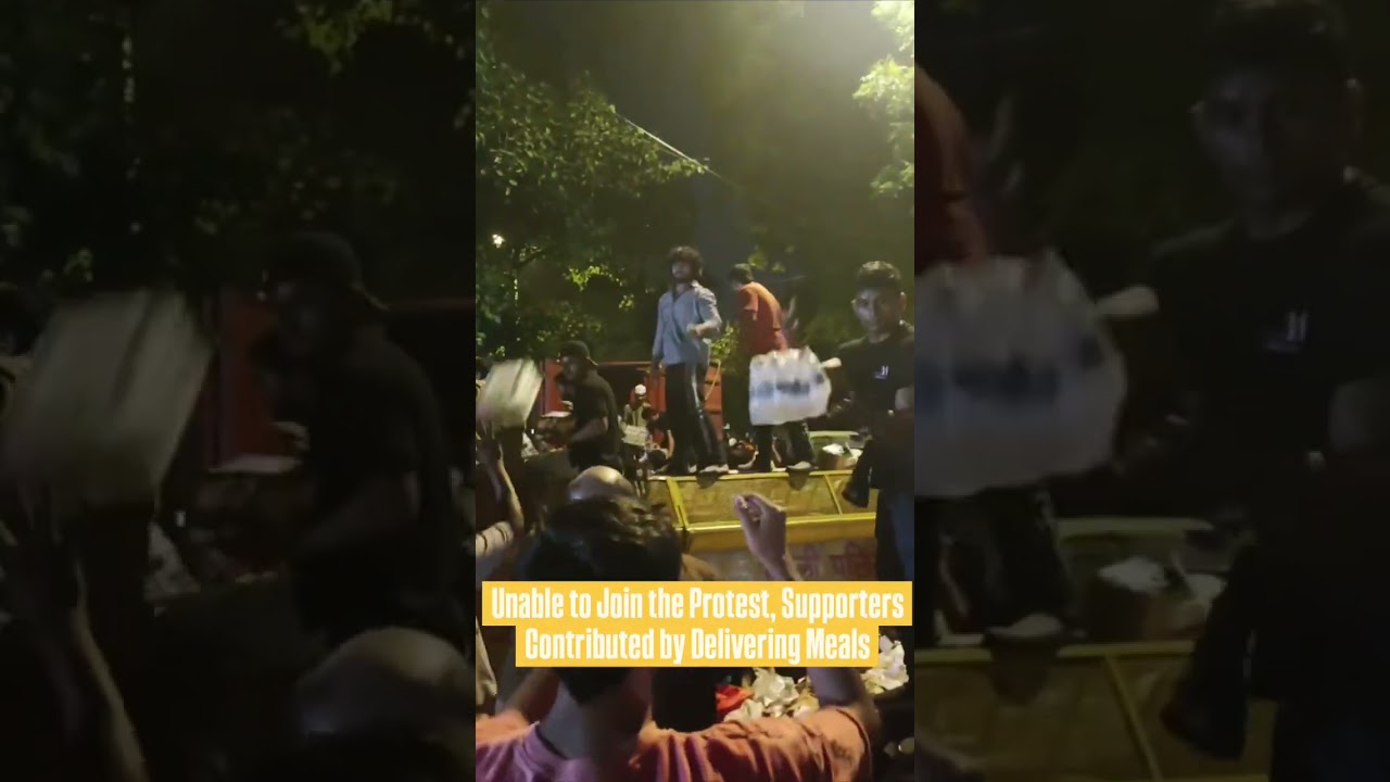 Unable to Join the Protest, Supporters Contributed by Delivering Meals #jantarmantar #protest