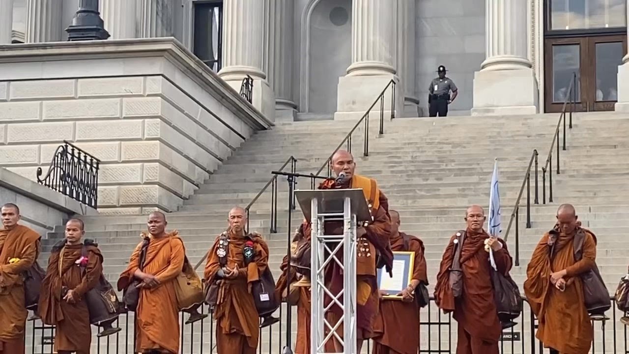 Day 77: Powerful Speech by the Monk Leader of the Walk for Peace