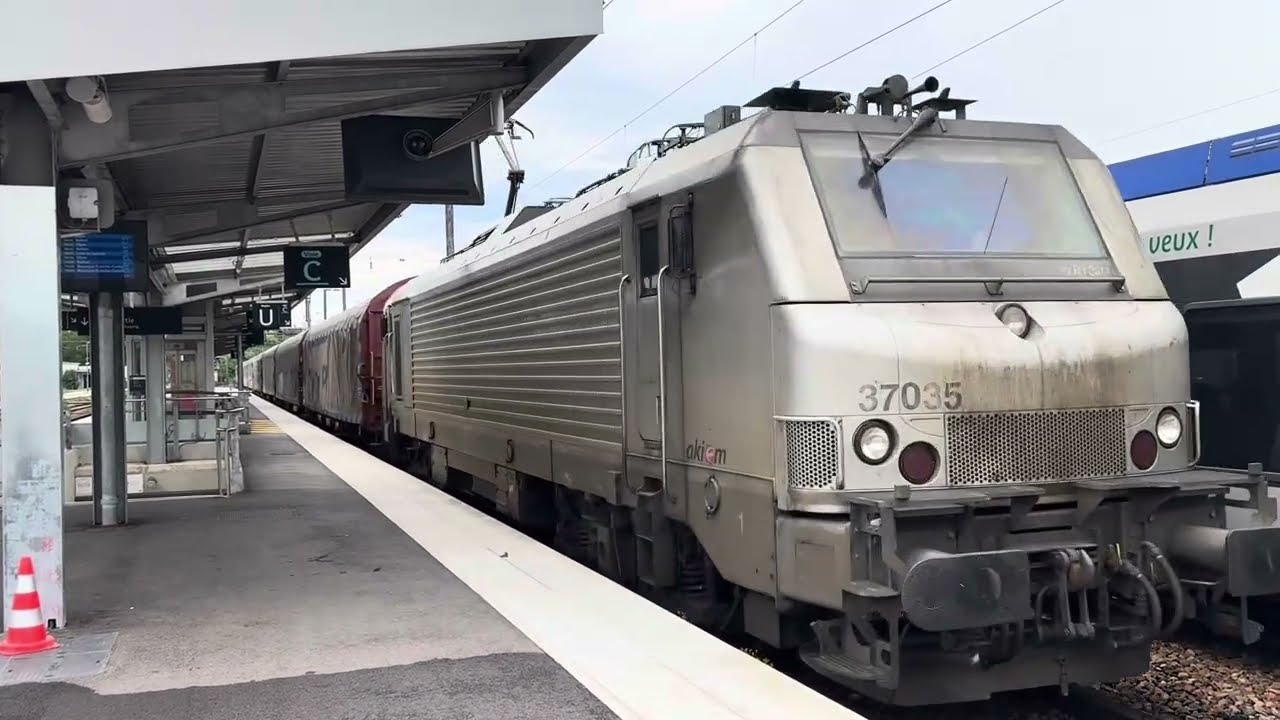 Spot incroyable en juillet 2025 à Besançon : AGC, Fret, HLP, TGV et des sifflets…