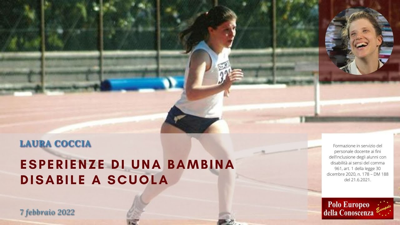 Incontro con Laura Coccia - Esperienze di una bambina disabile nella scuola